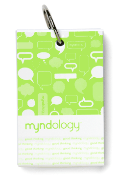 Myndology Paper Index Cards 75 Pages Ringbound 
